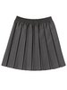 Grey Pleated Skirt
