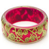 Oriental Cut Out Resin Bangle