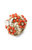 Juicy Couture Coral Flower Cluster Ring