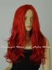 Copper Red No Bangs Wavy Cosplay Long Wigs 3-TH