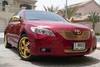 Toyota Camry  с золотым тюнингом