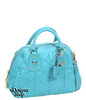 Prada Handbag BL0404 Chevron Quilted Turquoise