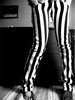 Mick Jagger's striped trousers