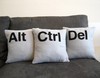 Alt - Ctrl - Del Three Pillow Set