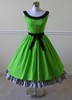 потрясное зеленое платье