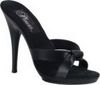 Pleaser Envy 501-2 (Women's) - Black Leather/Black Matte