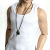 White Sleeveless T