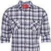 TOPMAN Purple Textured Check Shirt