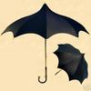 Empress Parasol (Cotton Parasol in Raven Black)