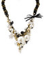 Betsey Johnson 'Dream Closet' Faux Pearl Cluster Necklace