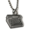 Silver Typewriter Necklace