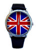Часы с британским флагом.
