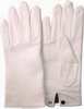 Белые лайковые перчатки