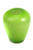 Зеленая пузатая ваза