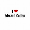 футболка i love edward cullen