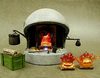 Studio Ghibli Howl's Moving Castle Calcifer & Fireplace