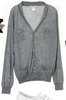 simply grey long cardigan