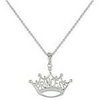 Disney Princess Sterling Silver Tiara Necklace