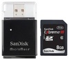 SanDisk SD карта памяти SDHC Extreme III 8GB + Reader