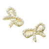Baby Pearly Bow Stud Earrings