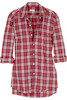 Steven Alan Plaid boyfriend fit shirt