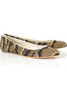 Alexander McQueen Animal-print ballet flats