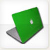 зелёный ноутбук