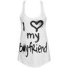 Майку с надписью I love my boyfriend
