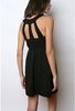 Silence & Noise Ponte Cutout Back Dress