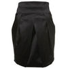 Black Satin Tulip Skirt