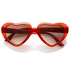 Солнечные очки в виде сердечек, красная оправа