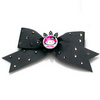 PINK HEAD MOD GROSGRAIN BOW ANYWHERE CLIP