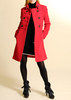 Красное пальто от MANGO
