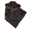 чёрная шёлковая пижама (размер S)