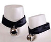 Cat Collar (Black) - Silver Bell