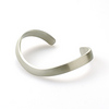 Silver cuff (flat edge) by Ant Haus Designs