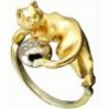 кольцо в виде кошки
