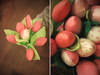 Букет тюльпанов ситцевых (7 штук)