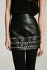 Silence + Noise Pleather Studded Mini