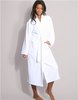 white long fluffy towelling robe
