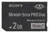 Карта памяти 2 ГБ Sony Memory Stick Pro Duo