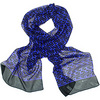 Чёрно-синий шарф