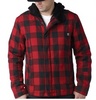 DC Mens Jacket Stauld Red Plaid