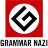 толстый чёрный кожаный плащ и нарукавная повязка grammar nazi
