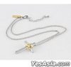 Xiah Style - Two Tone Cross Necklace