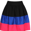 Colorblock Party Skirt