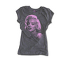 Marilyn Monroe Girly T-shirt Charcoal