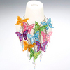 ELECTRIC BUTTERFLY COUTURE WATERFALL NECKLACE
