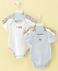 First Impressions Baby Boy 3-Pack Bodysuit Set