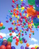Много-много разноцветных воздушных шаров